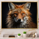 Fox Portrait Photo - Fox Wall Art Prints