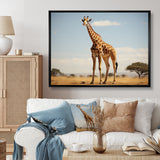 Giraffe Gentle Horizon - Giraffe Living Room Wall Art