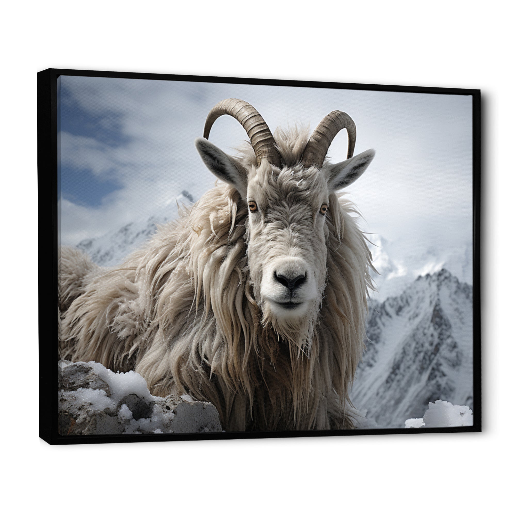 Goat Mountain Guardian - Goat Wall Art Prints