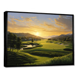 Golf Dawn On The Put I - Golf Canvas Wall Art