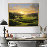 Golf Dawn On The Put I - Golf Canvas Wall Art