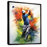 Golf Dynamic Drives I - Golf Canvas Wall Art