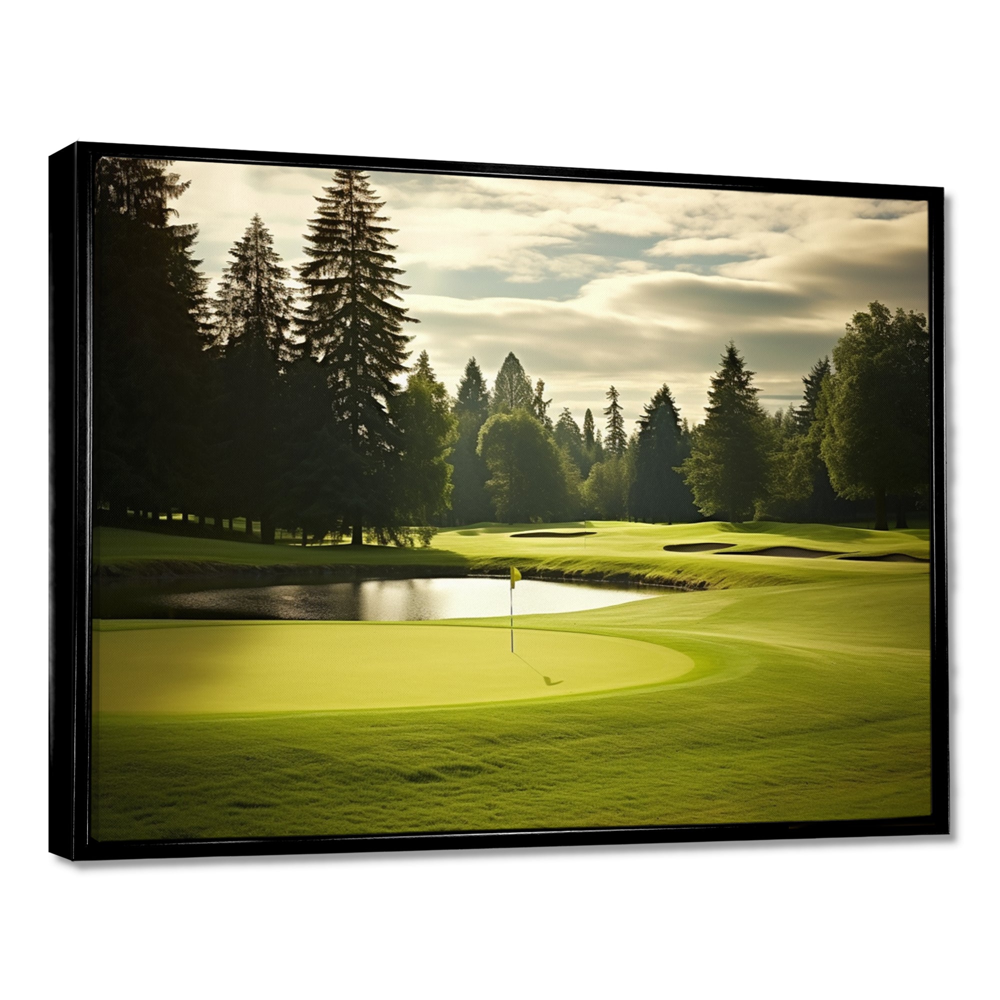 Golf Fairway Serenity - Golf Canvas Wall Art