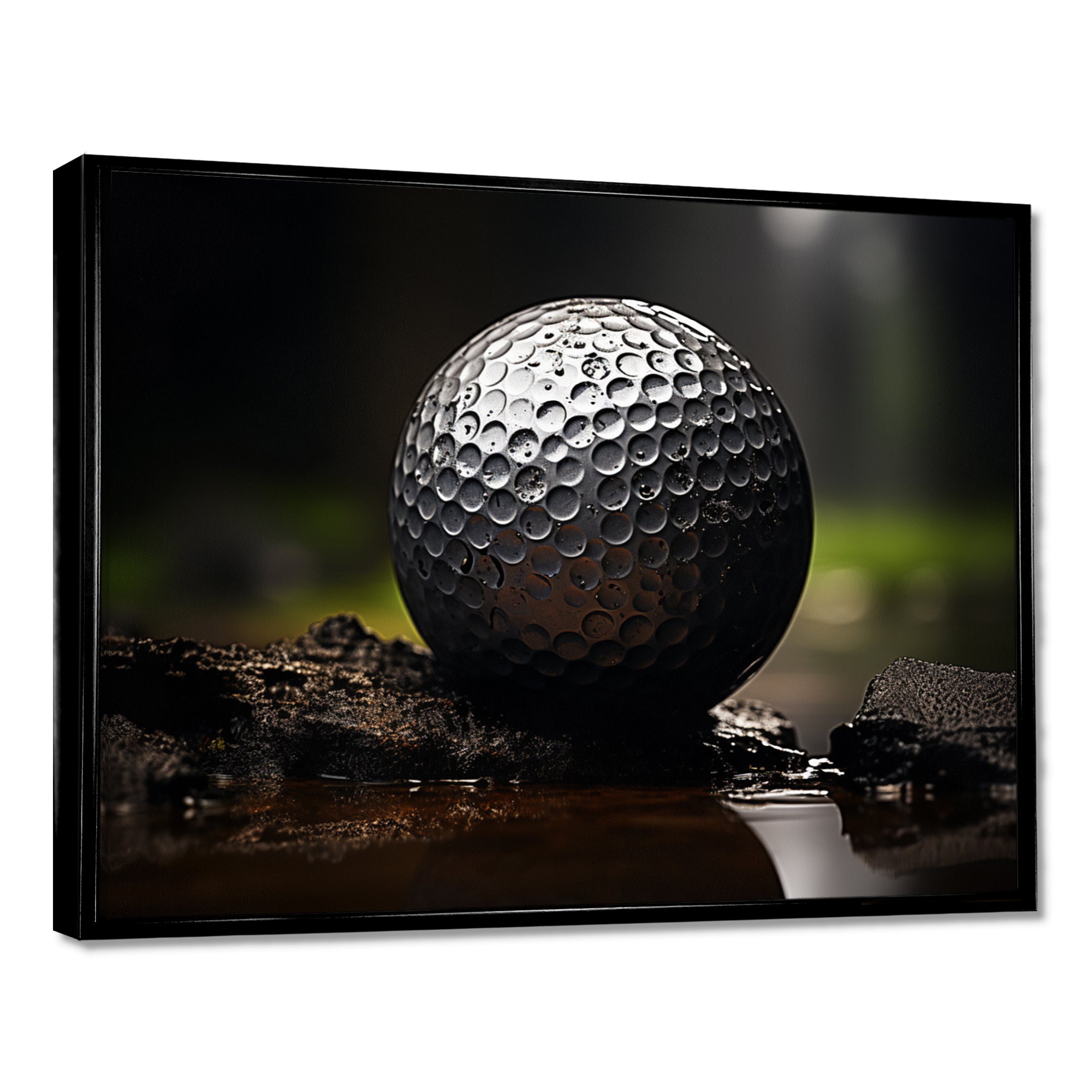 Golfers Focus - Golf Canvas Wall Art