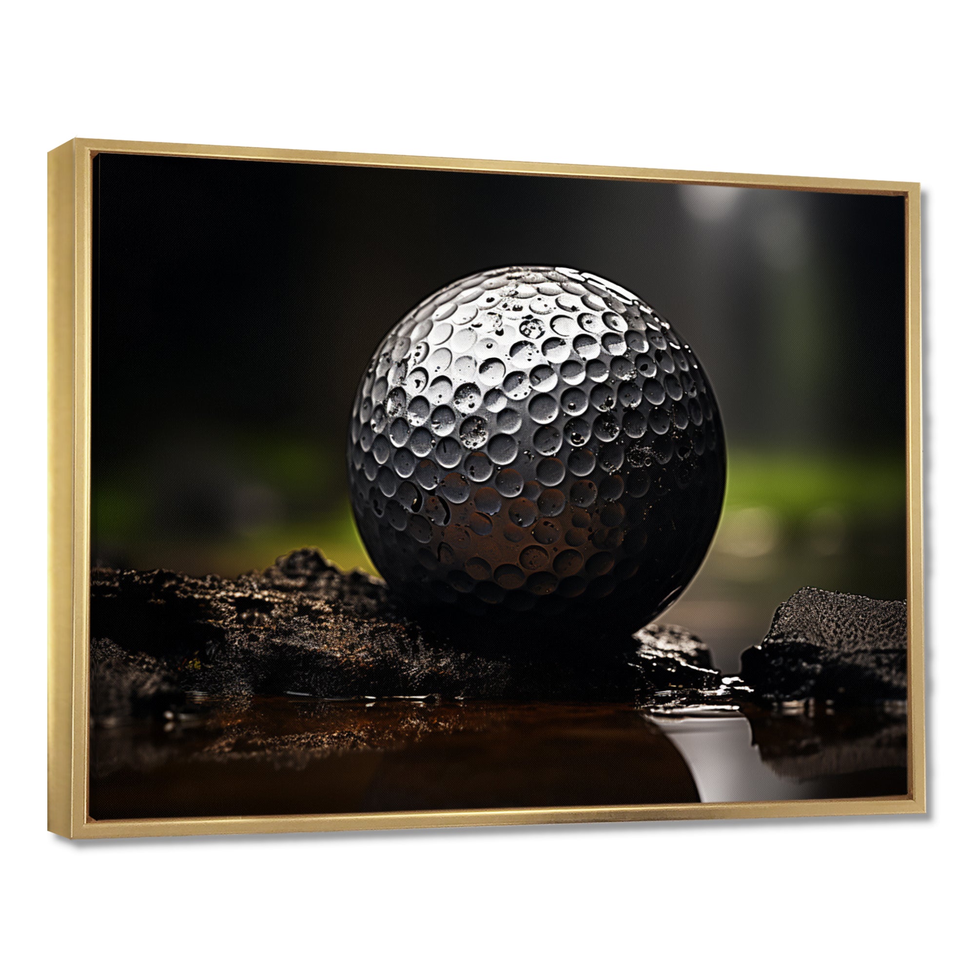 Golfers Focus - Golf Canvas Wall Art