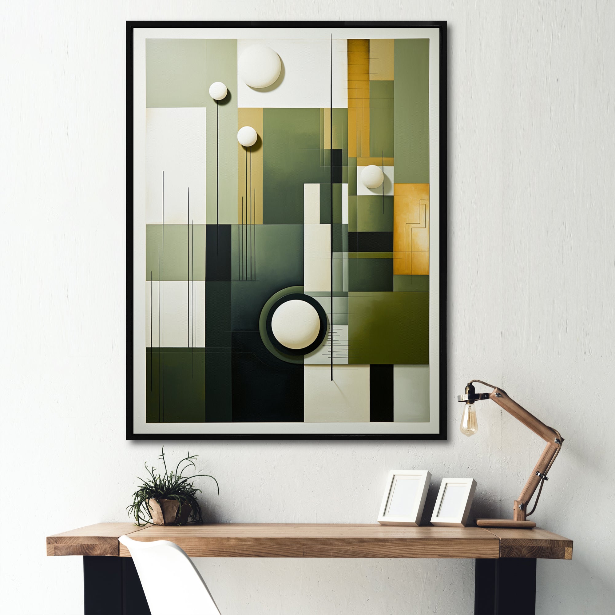 Golf Harmonious Collage I - Golf Canvas Wall Art