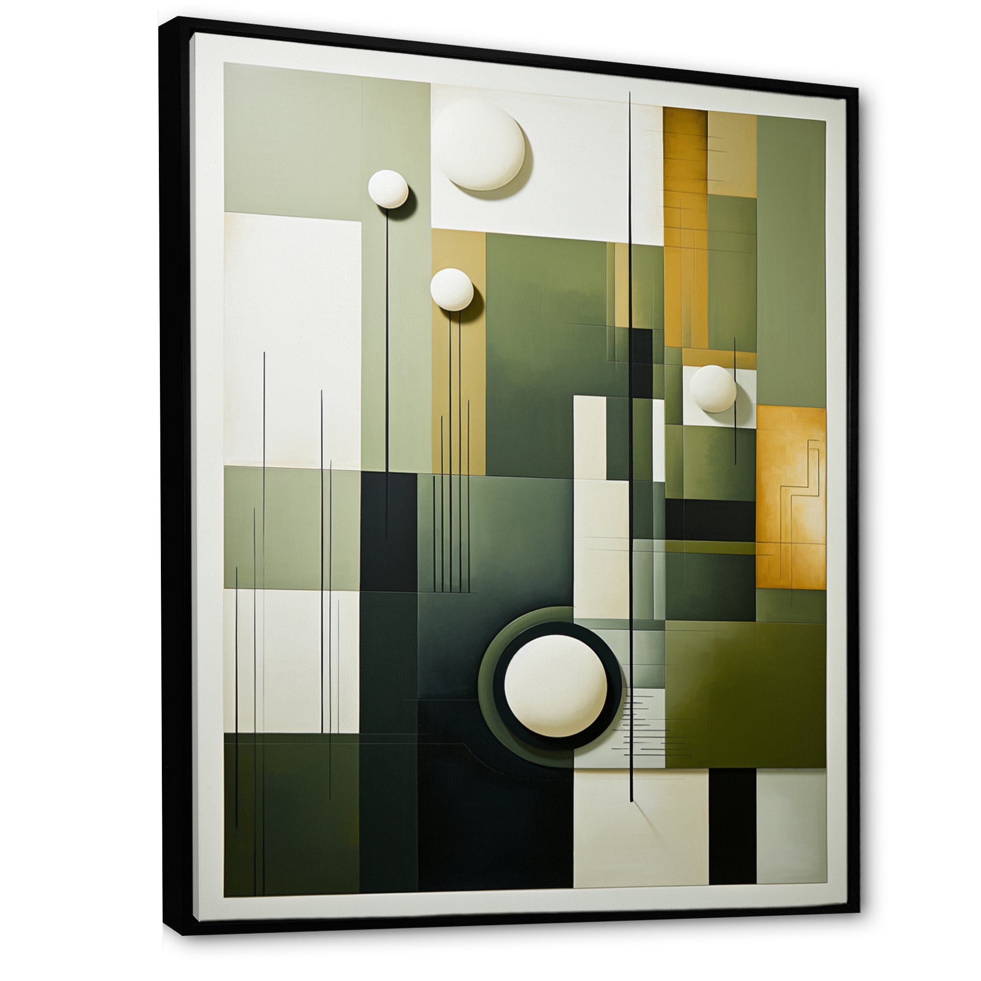 Golf Harmonious Collage I - Golf Canvas Wall Art