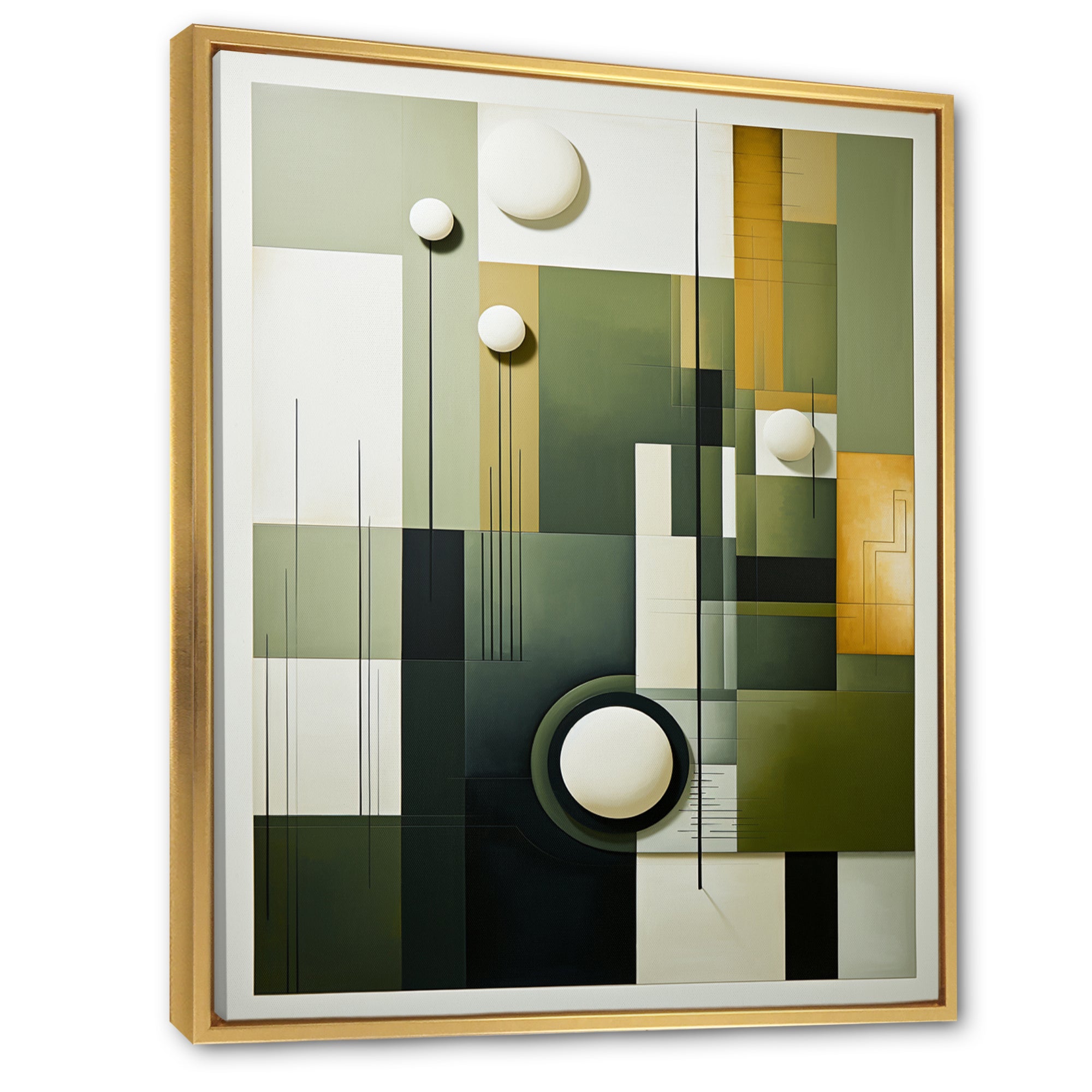 Golf Harmonious Collage I - Golf Canvas Wall Art