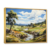 Lake And River Tranquility I - Golf Canvas Wall Art