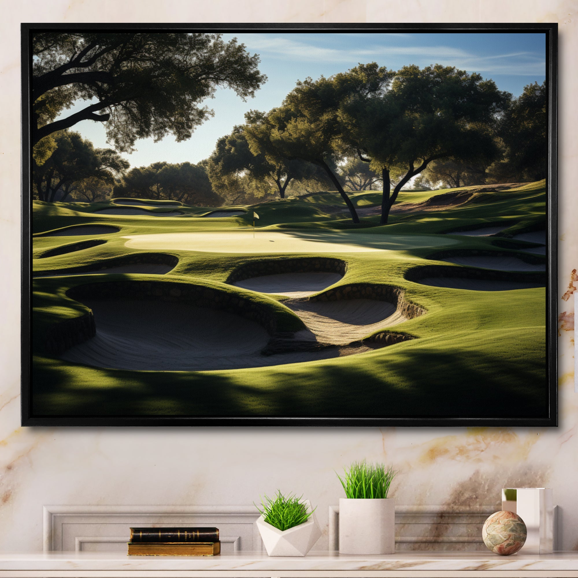 Golf Precision Putt I - Golf Canvas Wall Art