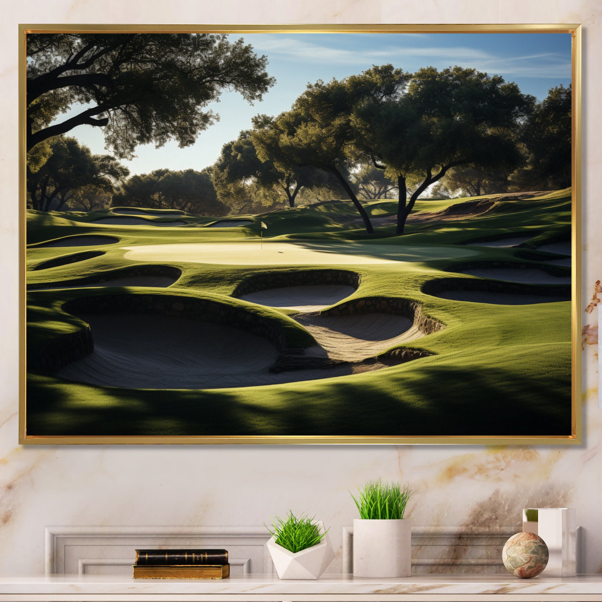 Golf Precision Putt I - Golf Canvas Wall Art