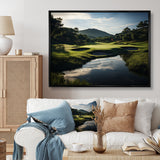 Golf Precision Filed - Golf Canvas Wall Art