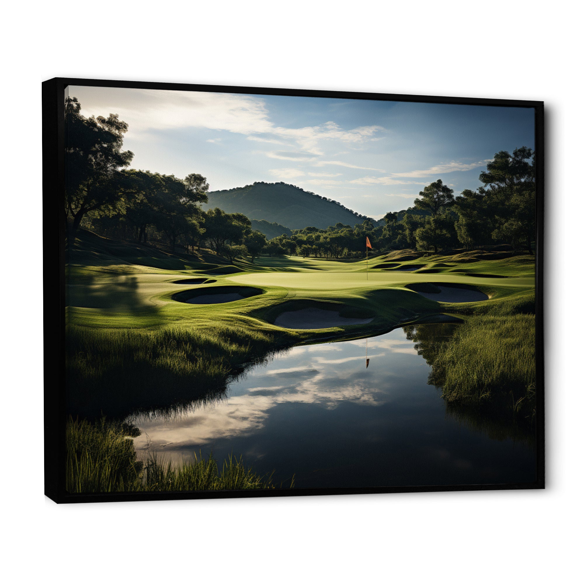 Golf Precision Filed - Golf Canvas Wall Art