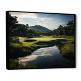 Golf Precision Filed - Golf Canvas Wall Art