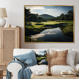Golf Precision Filed - Golf Canvas Wall Art