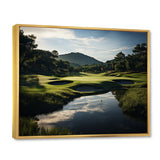 Golf Precision Filed - Golf Canvas Wall Art
