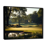 Golf Putting Green Tranquility I - Golf Canvas Wall Art