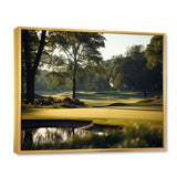 Golf Putting Green Tranquility I - Golf Canvas Wall Art