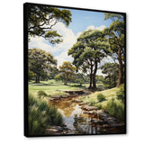 Golf Treelined Tangles - Golf Canvas Wall Art