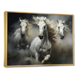 White Beige Horse Equine Harmony - Horse Wall Decor