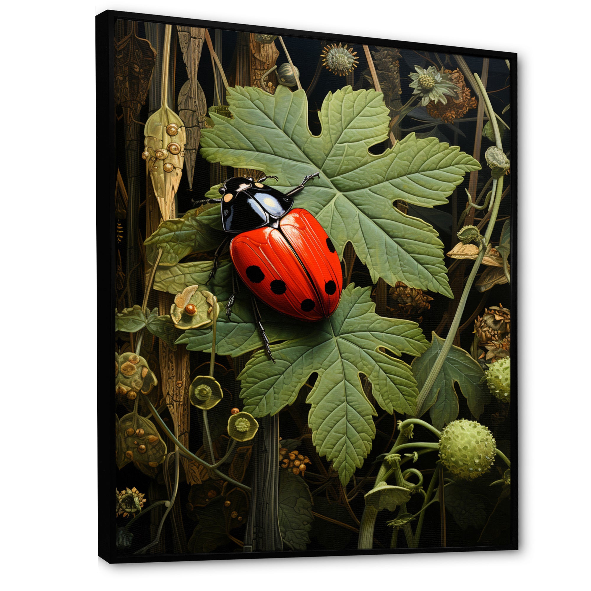 Ladybug Ladybugs Leisure - Red Ladybug Wall Art