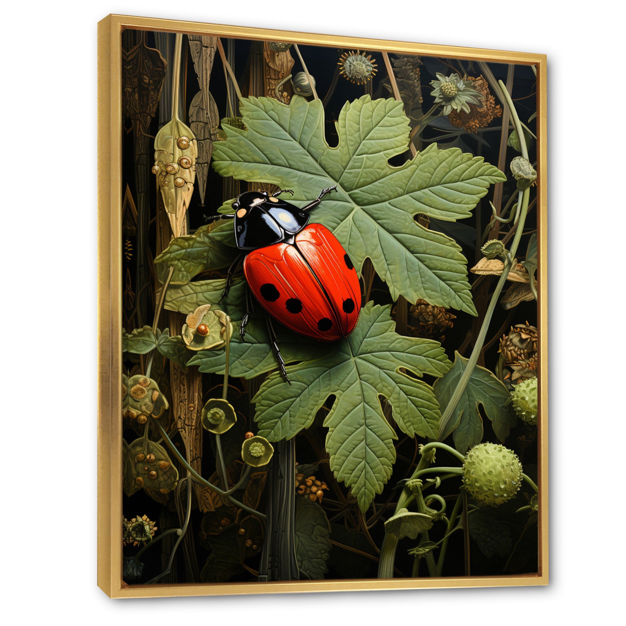 Ladybug Ladybugs Leisure - Red Ladybug Wall Art