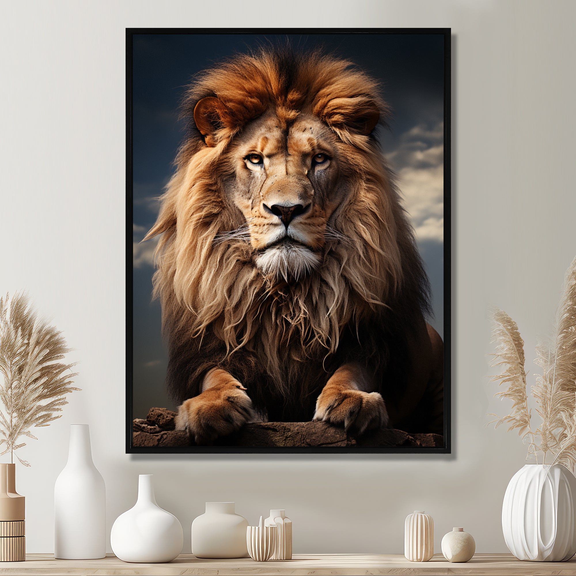 Lion Regal King - Lion Wall Art Prints