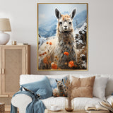 Llama Landscape In Winter - Llama Wall Decor