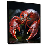 Coral Black Lobster Lively Lobster - Lobster Wall Art Prints