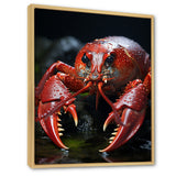 Coral Black Lobster Lively Lobster - Lobster Wall Art Prints