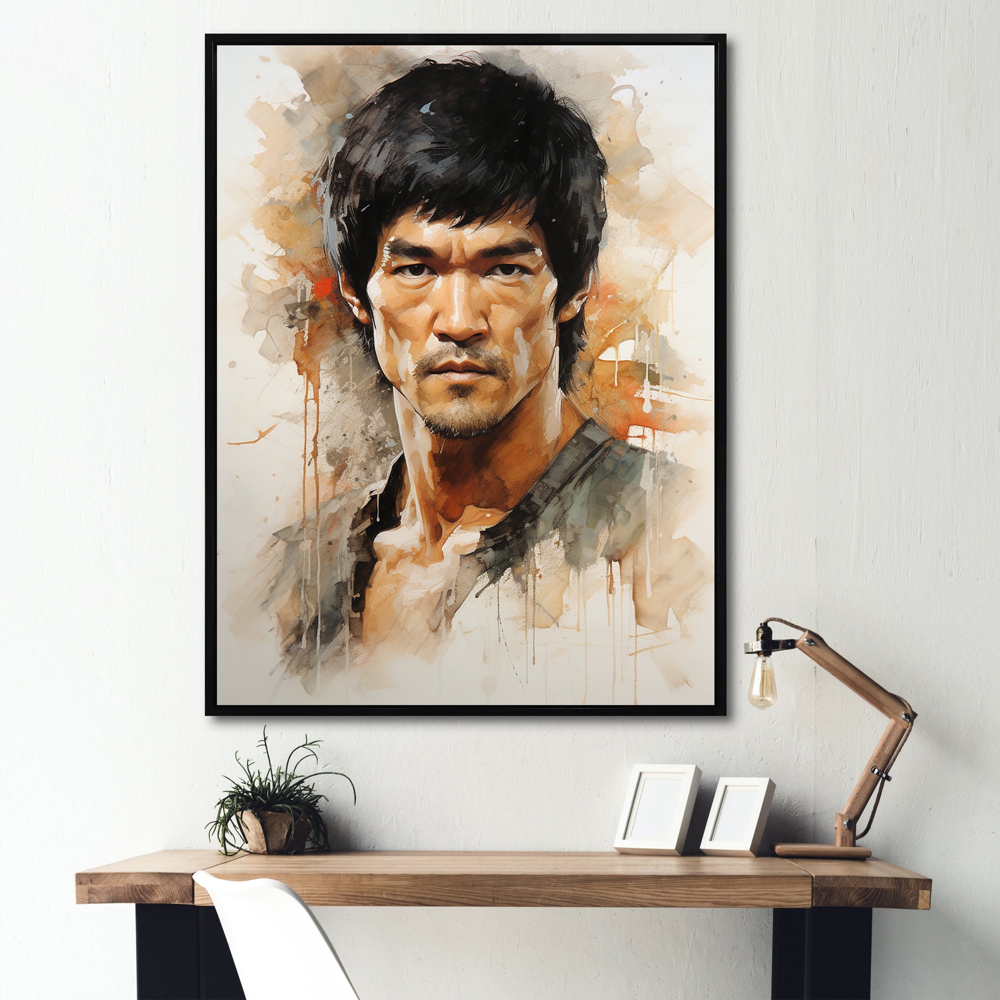 Martial Art Bruce Lee - Martial Arts Canvas Wall Art