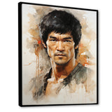 Martial Art Bruce Lee - Martial Arts Canvas Wall Art