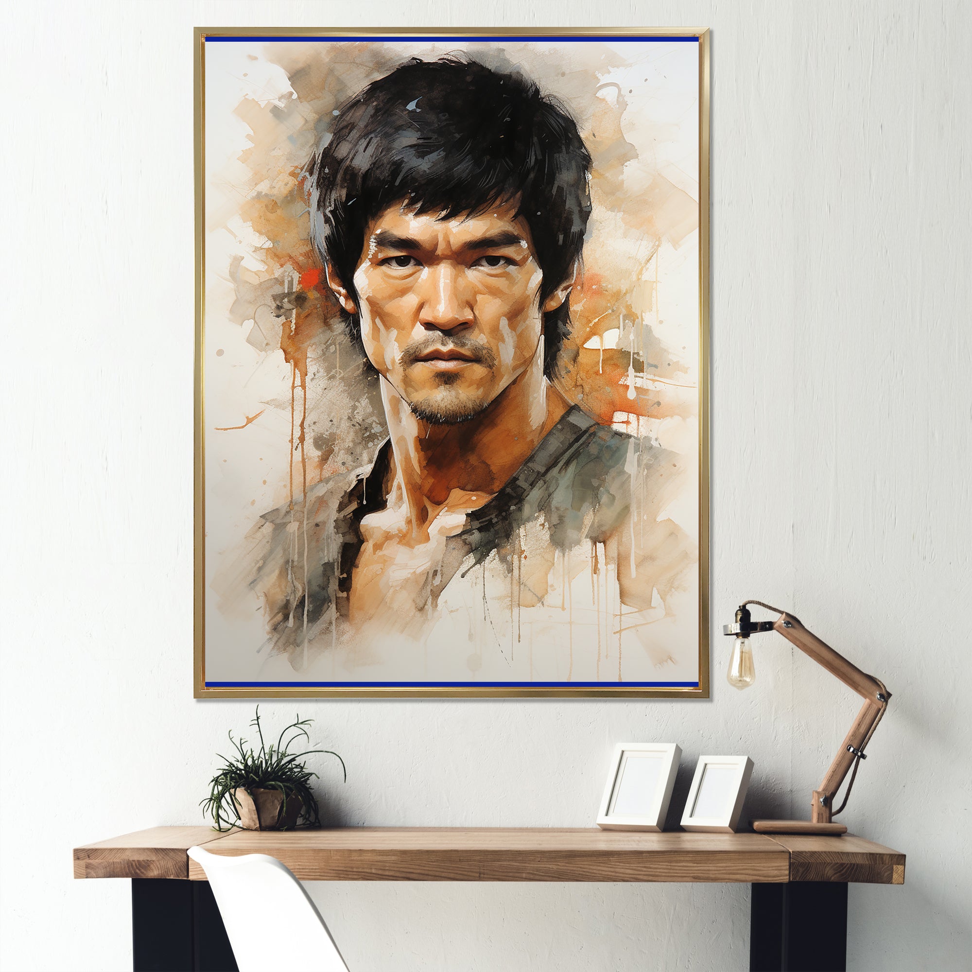 Martial Art Bruce Lee - Martial Arts Canvas Wall Art