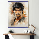 Martial Art Bruce Lee - Martial Arts Canvas Wall Art