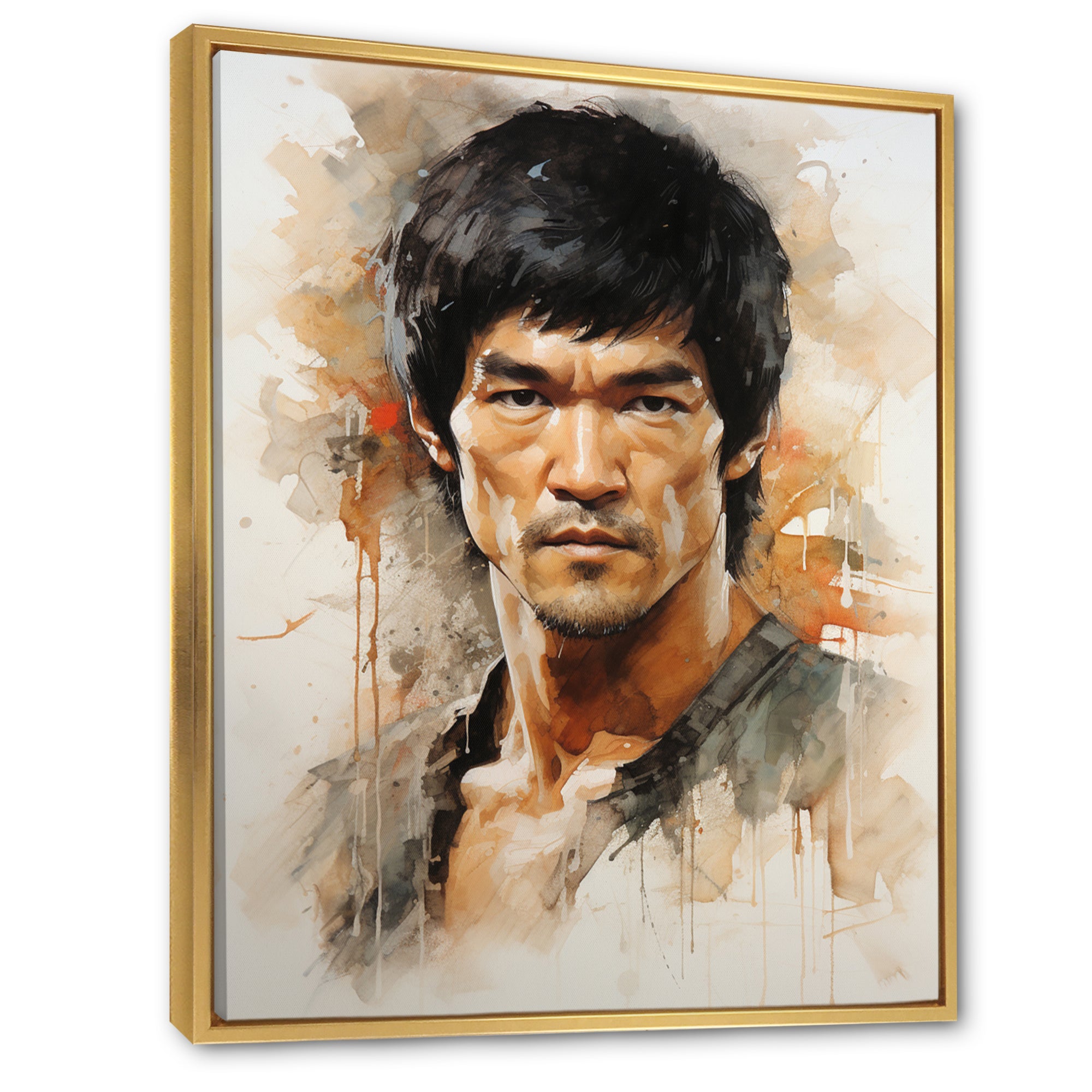Martial Art Bruce Lee - Martial Arts Canvas Wall Art