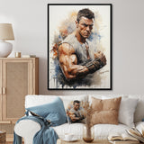 Martial Art Jean Claude Van - Martial Arts Canvas Wall Art