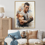 Martial Art Jean Claude Van - Martial Arts Canvas Wall Art