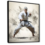 Martial Art Serenity In Action I - Martial Arts Canvas Wall Art