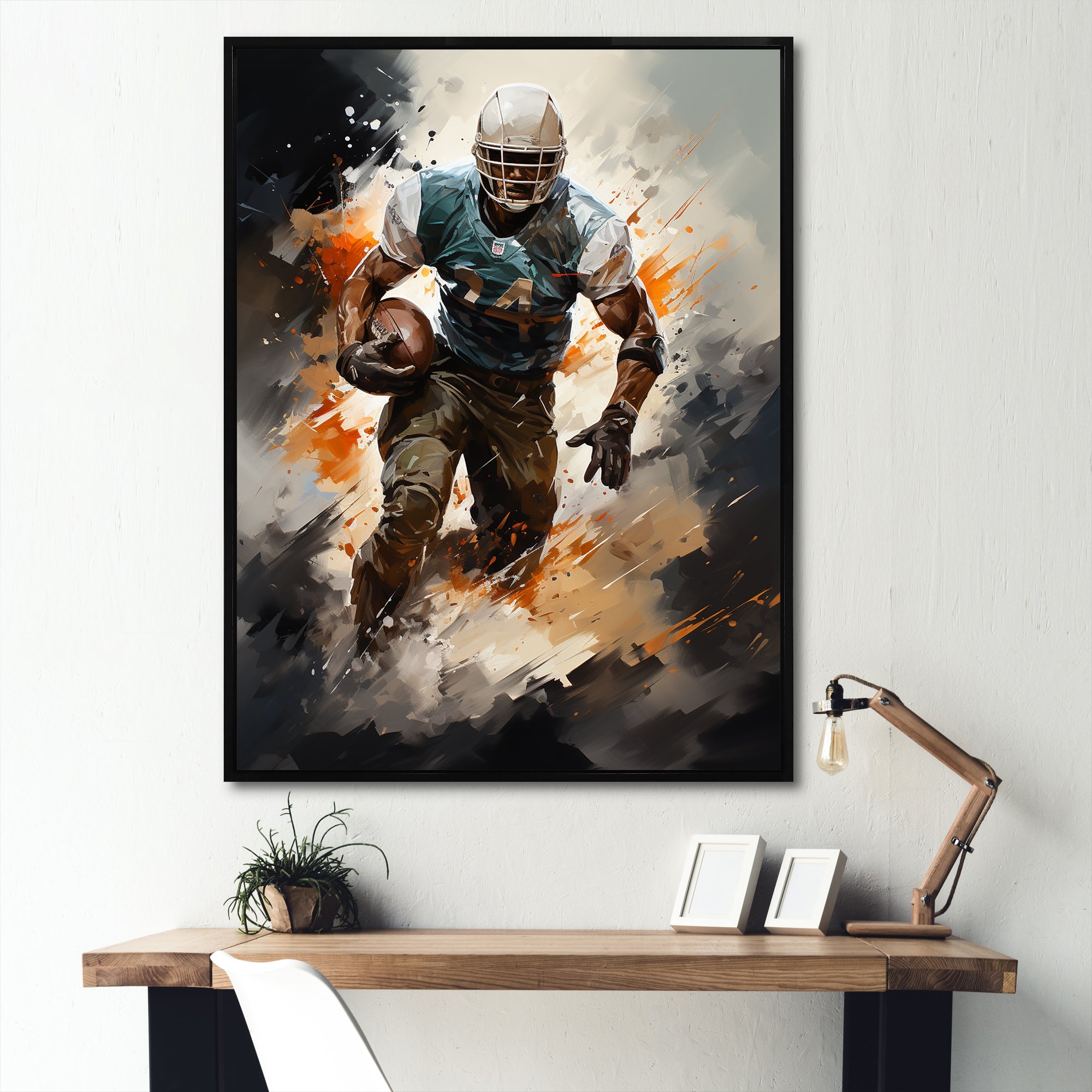 Football Rapid Field - Football Canvas Wall Art
