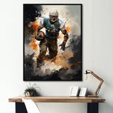 Football Rapid Field - Football Canvas Wall Art