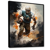 Football Rapid Field - Football Canvas Wall Art