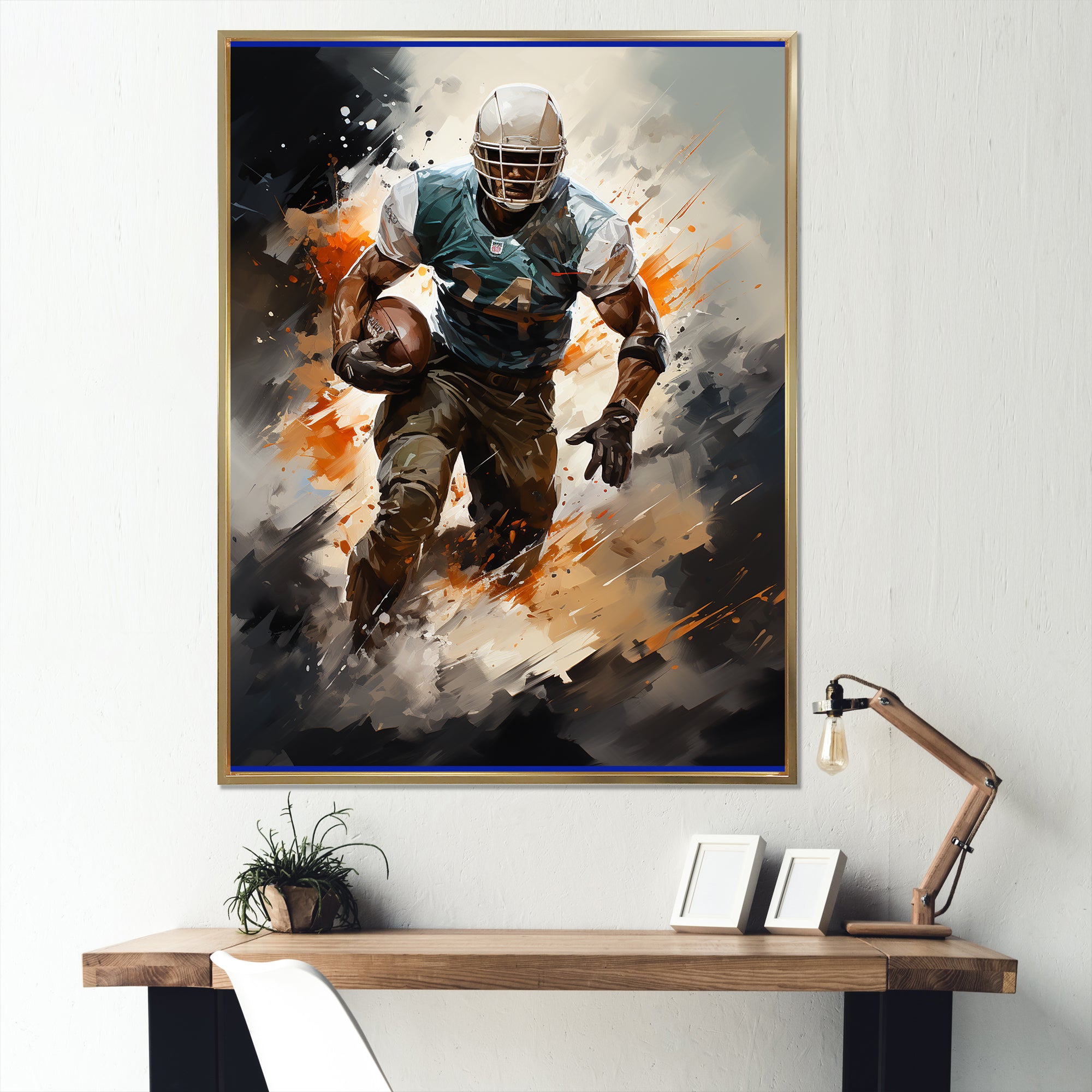 Football Rapid Field - Football Canvas Wall Art