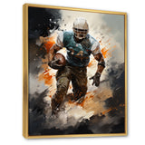 Football Rapid Field - Football Canvas Wall Art
