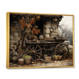 Old Cart  Chronicles - Old American Cart Canvas Wall Art
