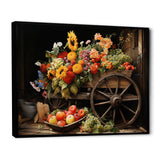Old Cart  Harvest - Old American Cart Canvas Wall Art