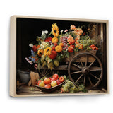 Old Cart  Harvest - Old American Cart Canvas Wall Art