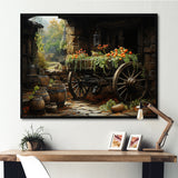 Old Cart  Legacy - Old American Cart Canvas Wall Art