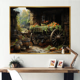 Old Cart  Legacy - Old American Cart Canvas Wall Art