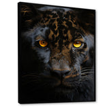 Black White Panther Eyes Of Intensity - Panther Wall Decor