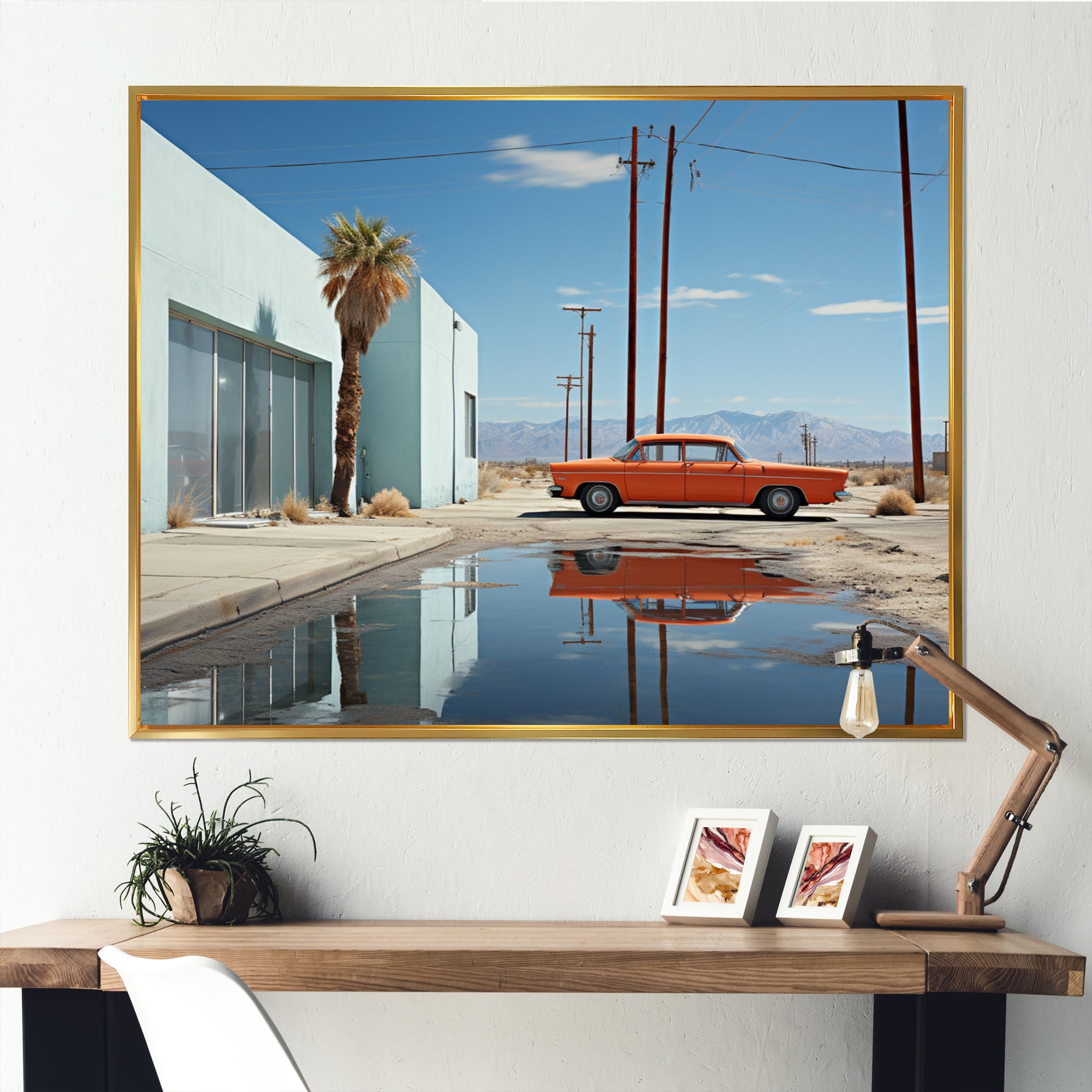 Photograph By Lewis Baltz I - Car/Van Canvas Wall Art